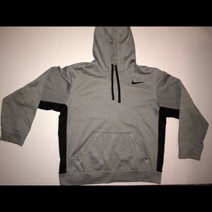 Nike Therma Fit Youth Grey Hoodie Large